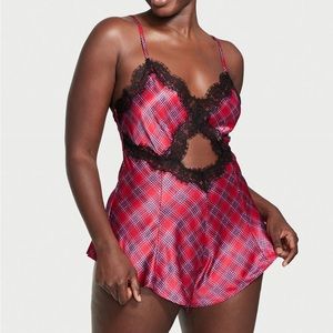 Victoria’s Secret Satin & Lace Romper